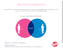 Tablet Screenshot of hexvix.com